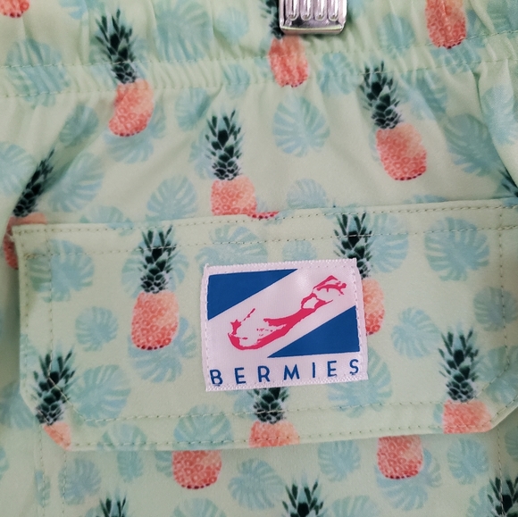 Bermie's Pineapple Vibes Swim Trunks - Picture 8 of 12